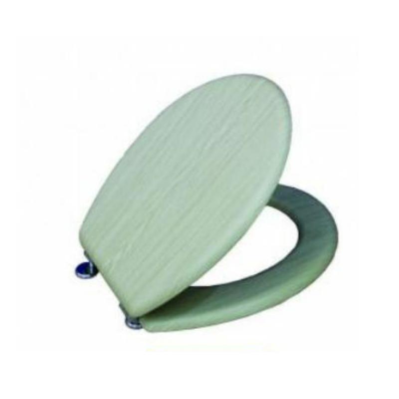 toilet seat wooden grey
